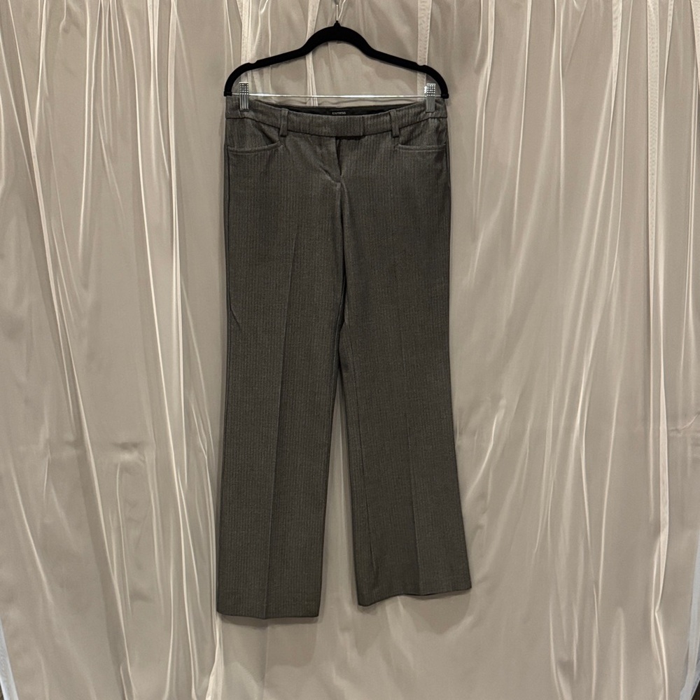 Express Stylish Grey Dress Pants